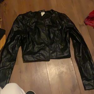 Pleather coat